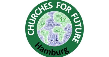 Logo der AG Churches for Future Hamburg - Copyright: Ev.-Luth. Kirchenkreis Hamburg-West/Südholstein
