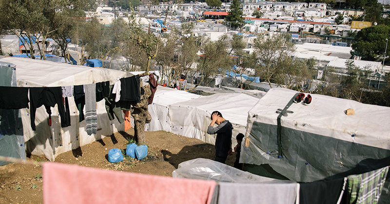 Flüchtlingslager Moria auf Lesbos